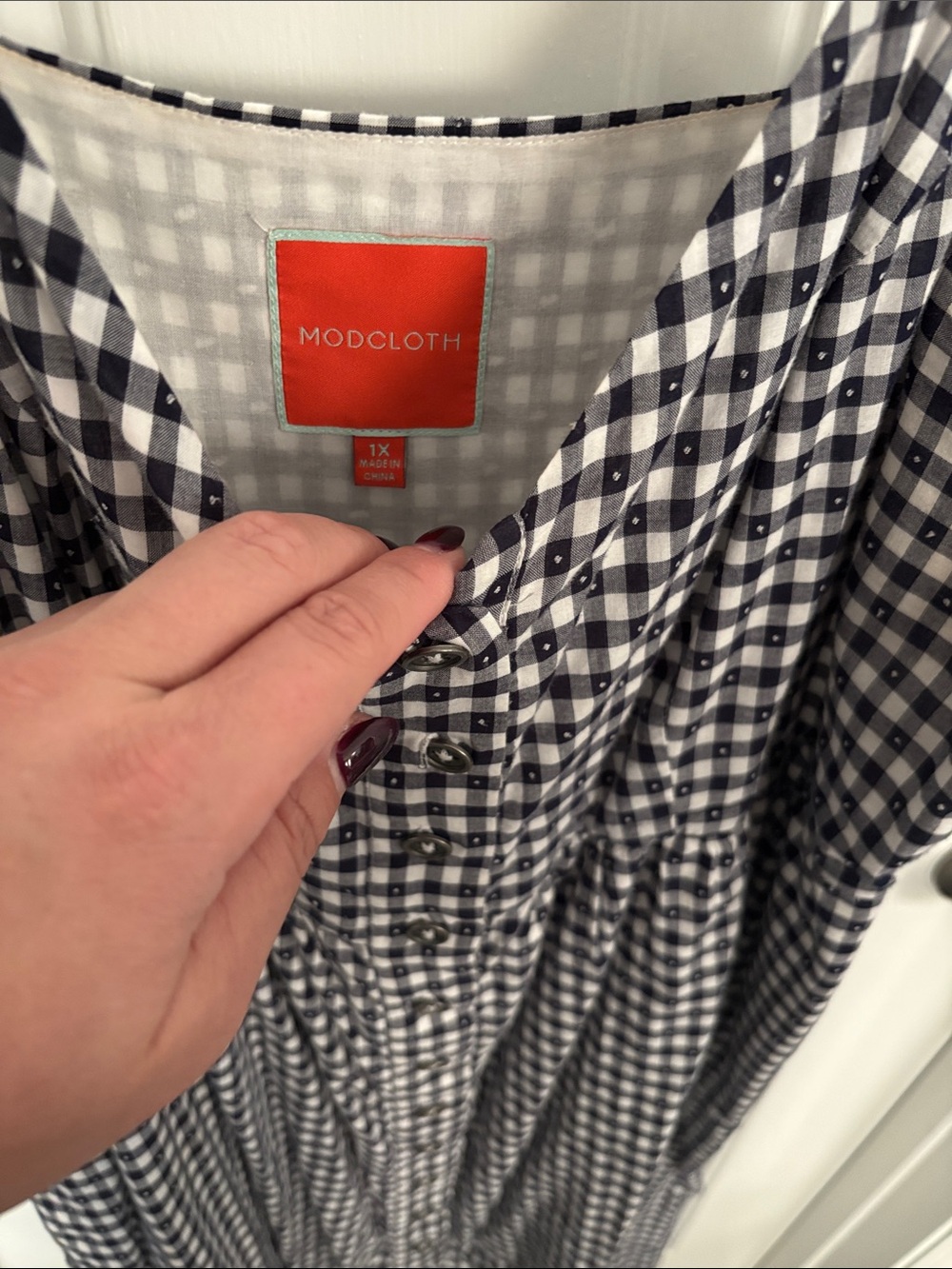 ModCloth Gingham dress - Picture 2 of 4